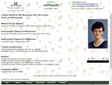 Tablet Screenshot of homeopathicmd.ca